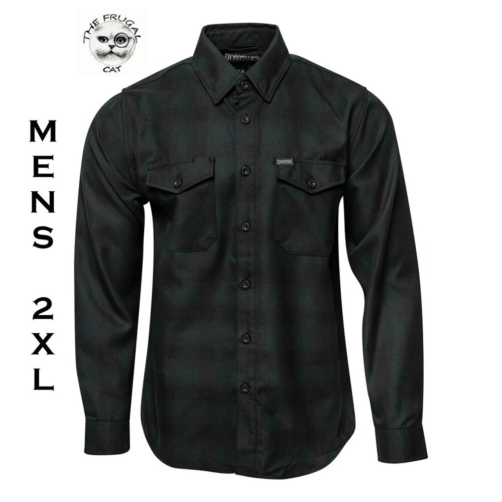 DIXXON FLANNEL - BLACK FOREST Flannel Shirt - Men's 2XL